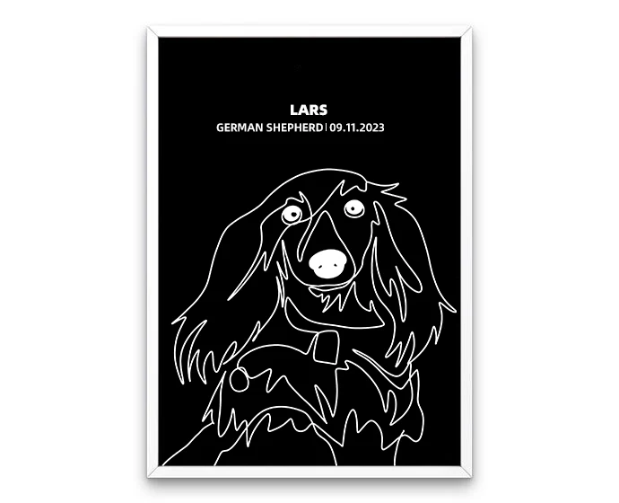 Custom Pet Silhouette Photo Frame - Image 5