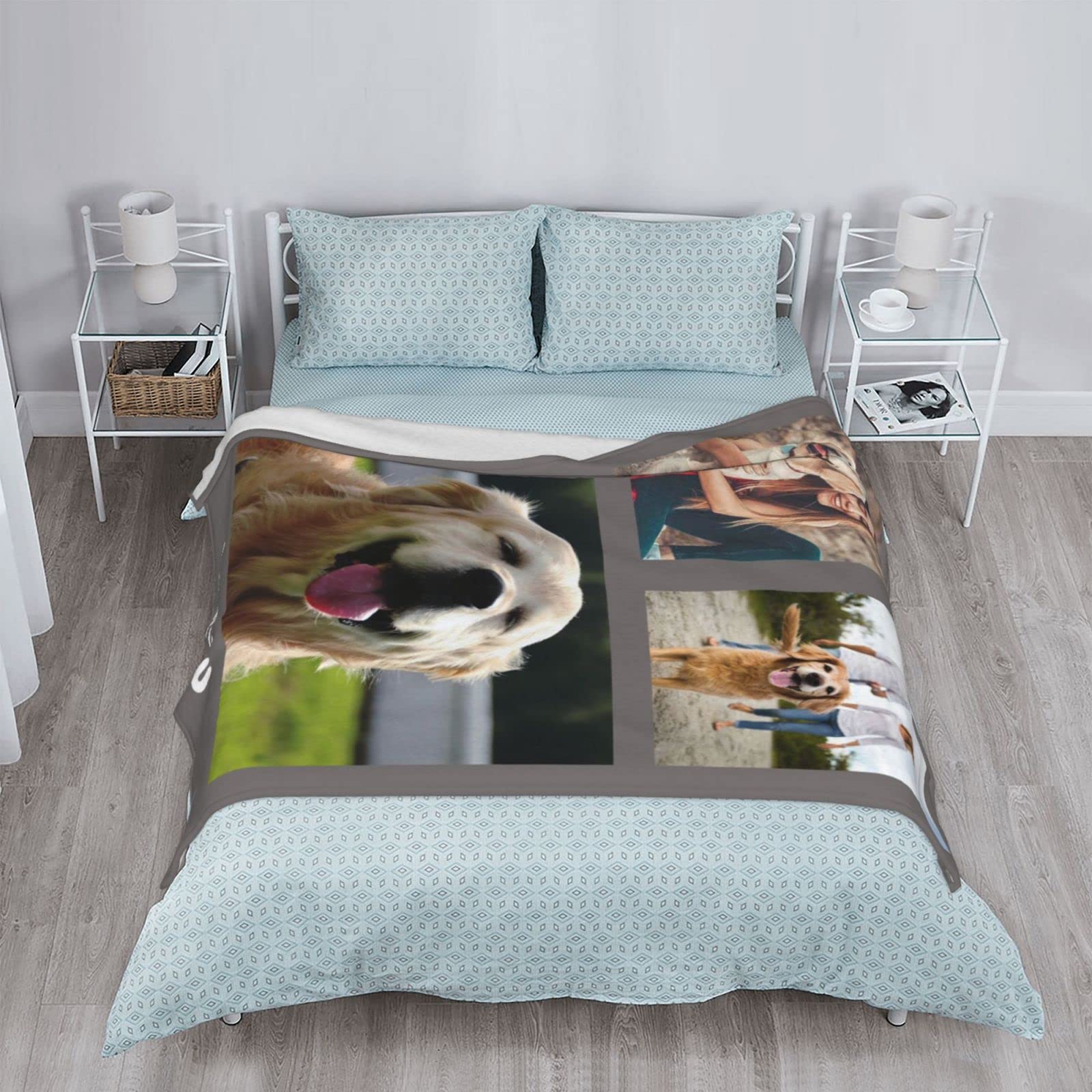 Custom Blanket with Photo, Funny Gifts for Boyfriend,Dad,Mom,Friends,New Year,Birthday - Image 3